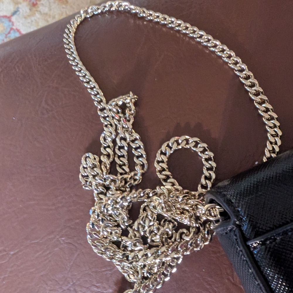 Kate Spade Black Crossbody with Gold Chain - Picture 5 of 7